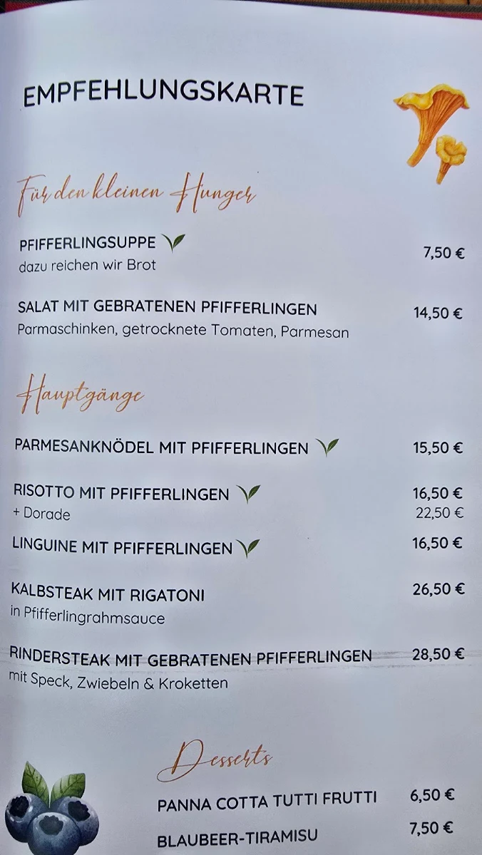Speisekarte photo 1