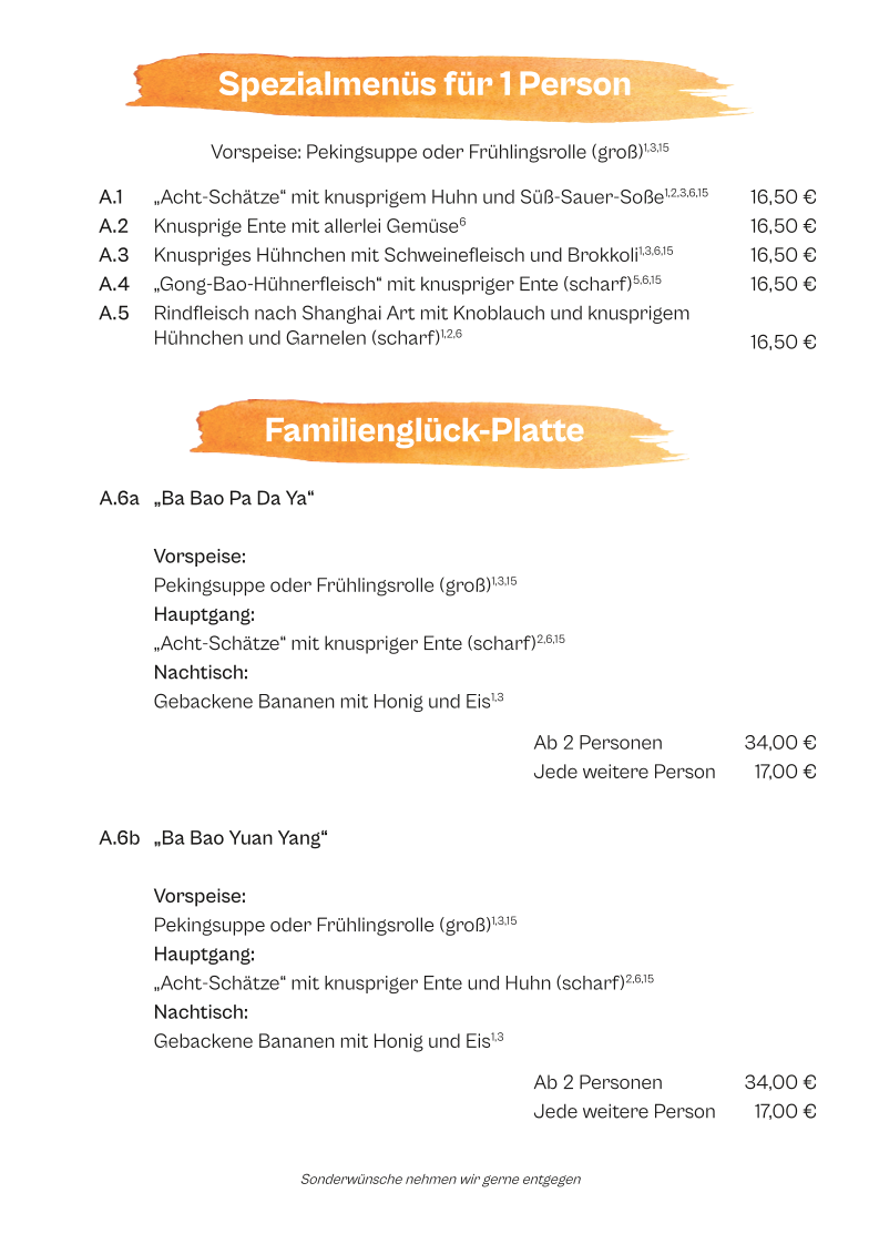 Speisekarte photo 3