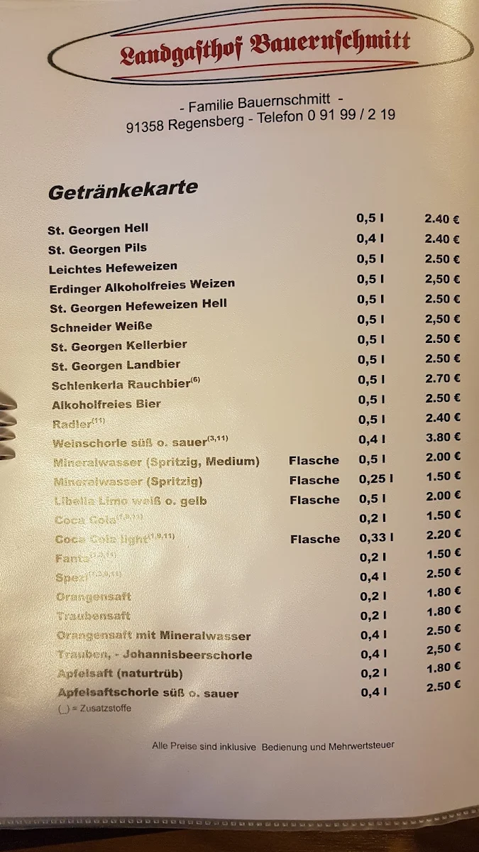 Speisekarte photo 5
