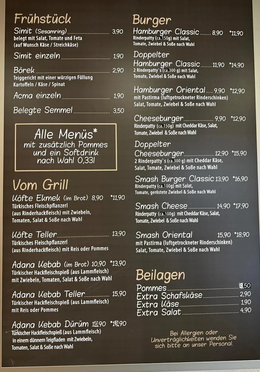 Speisekarte photo 1
