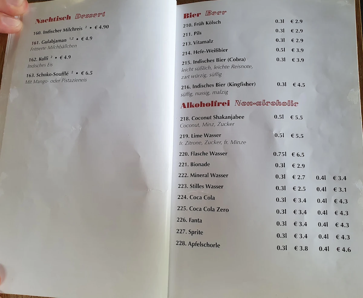 Speisekarte photo 5