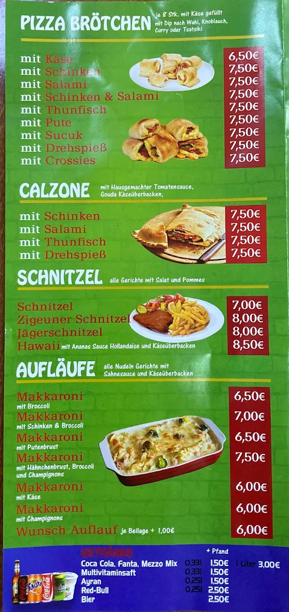 Speisekarte, Berlin Döner