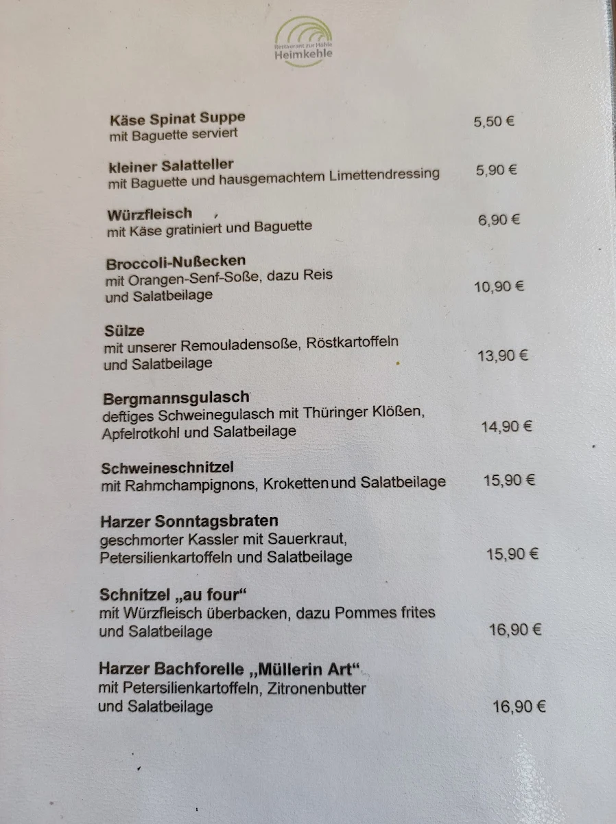 Speisekarte photo 4