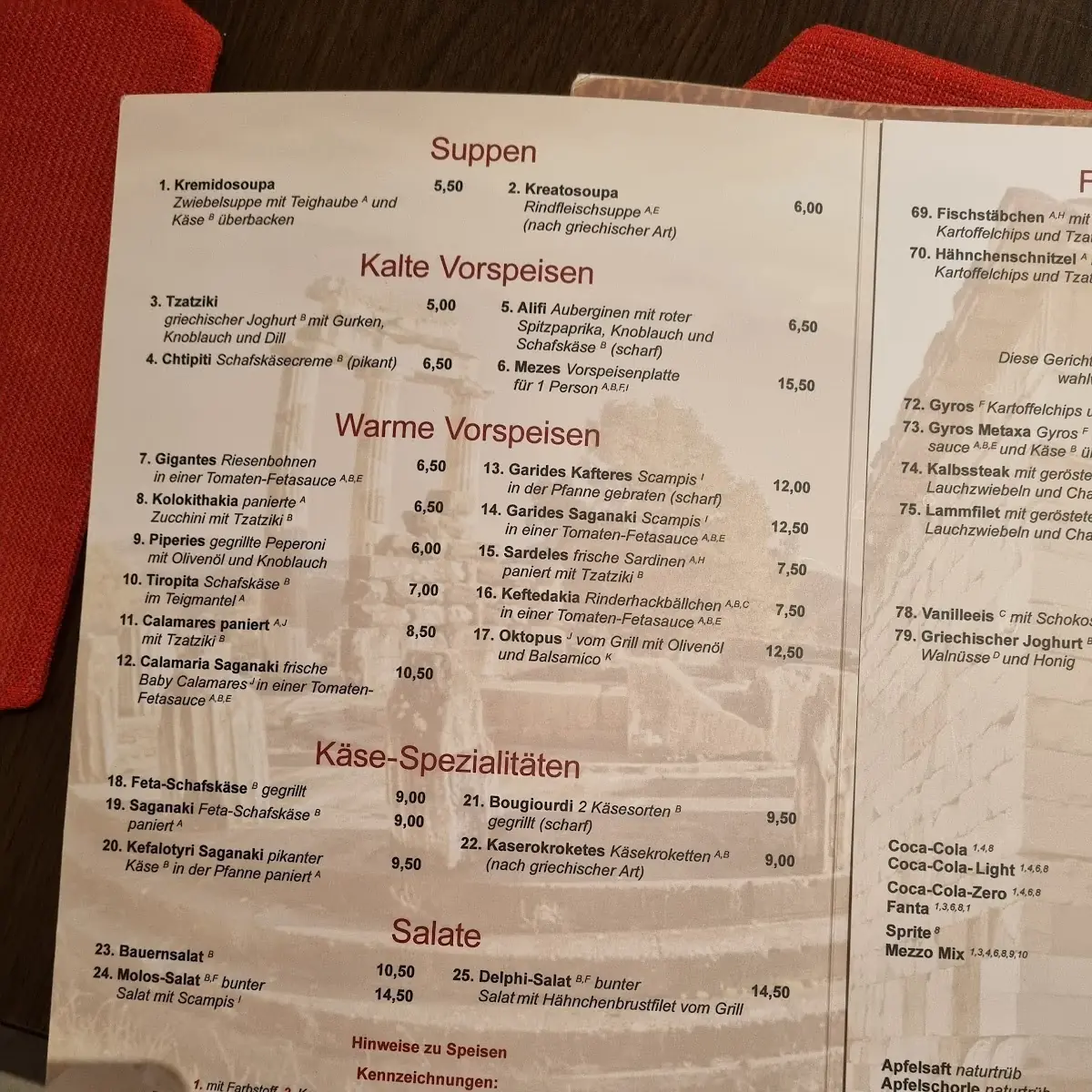 Speisekarte photo 3