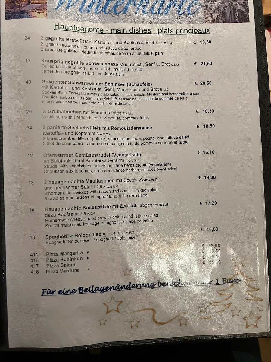 Speisekarte photo 1