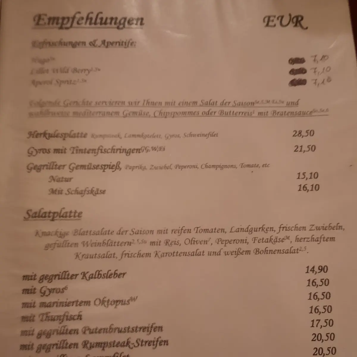 Speisekarte photo 6