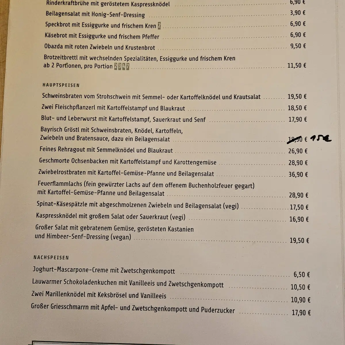 Speisekarte photo 4