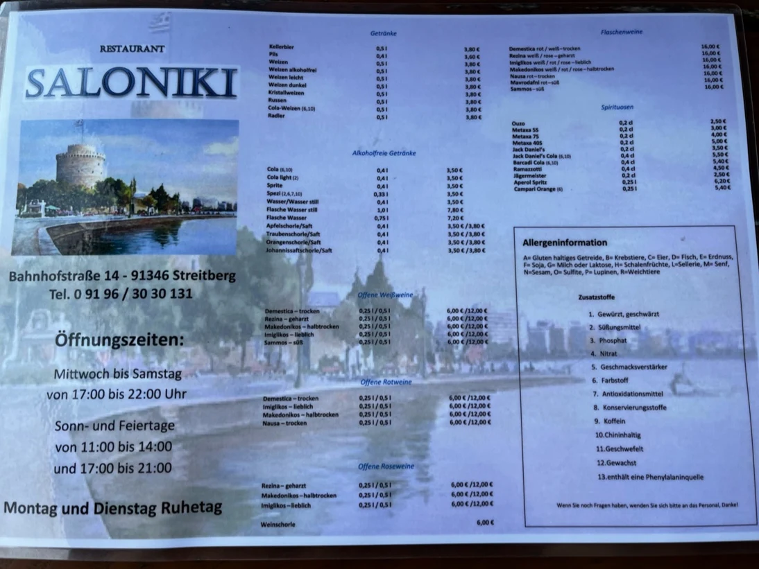 Speisekarte photo 2