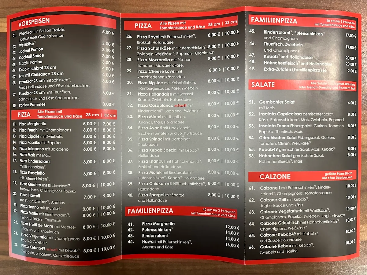 Speisekarte photo 1