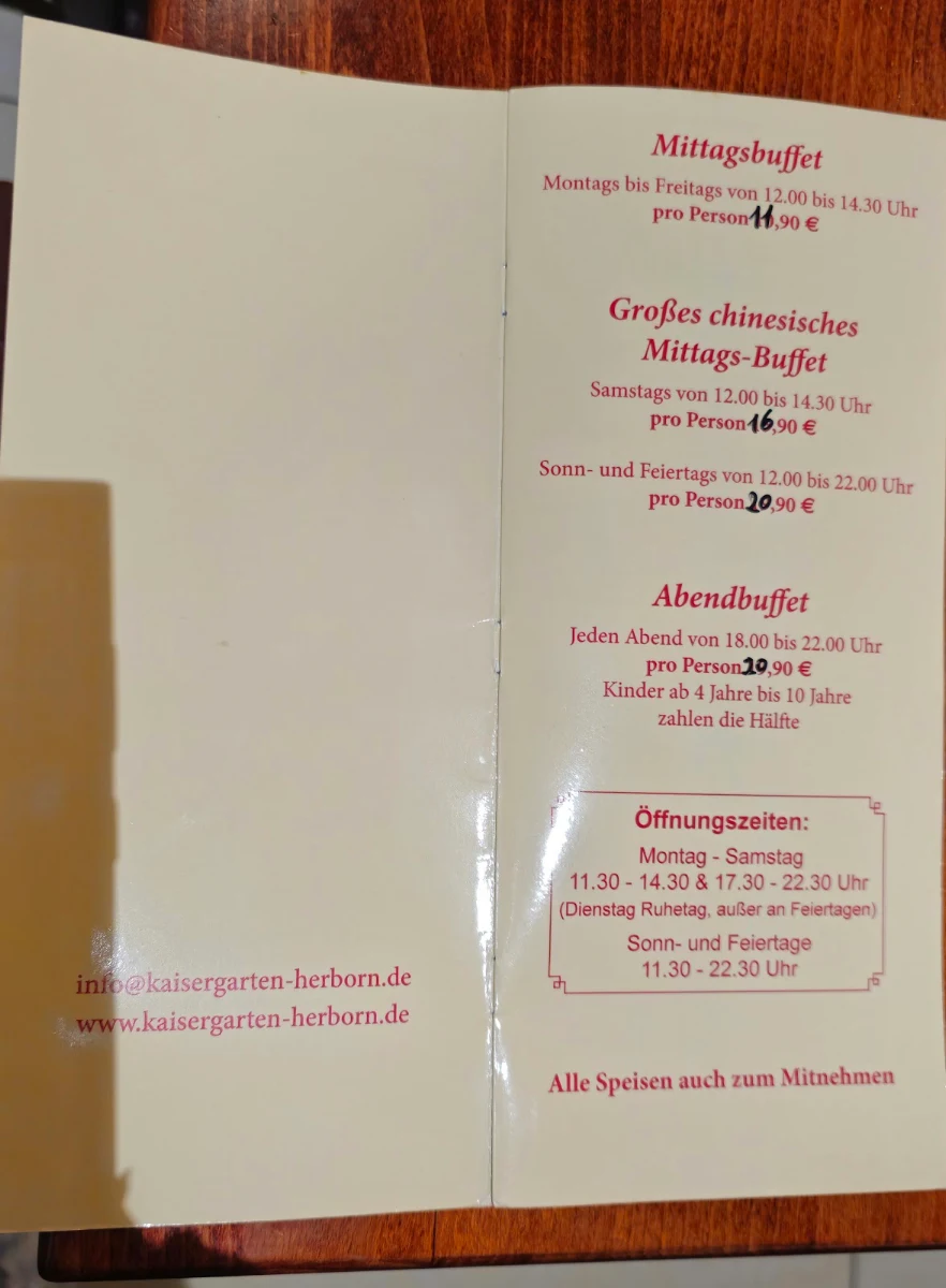 Speisekarte photo 2