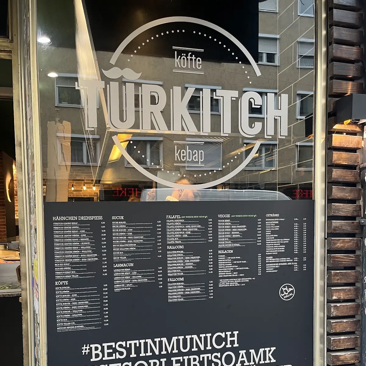 Speisekarte, TÜRKITCH Köfte & Kebap