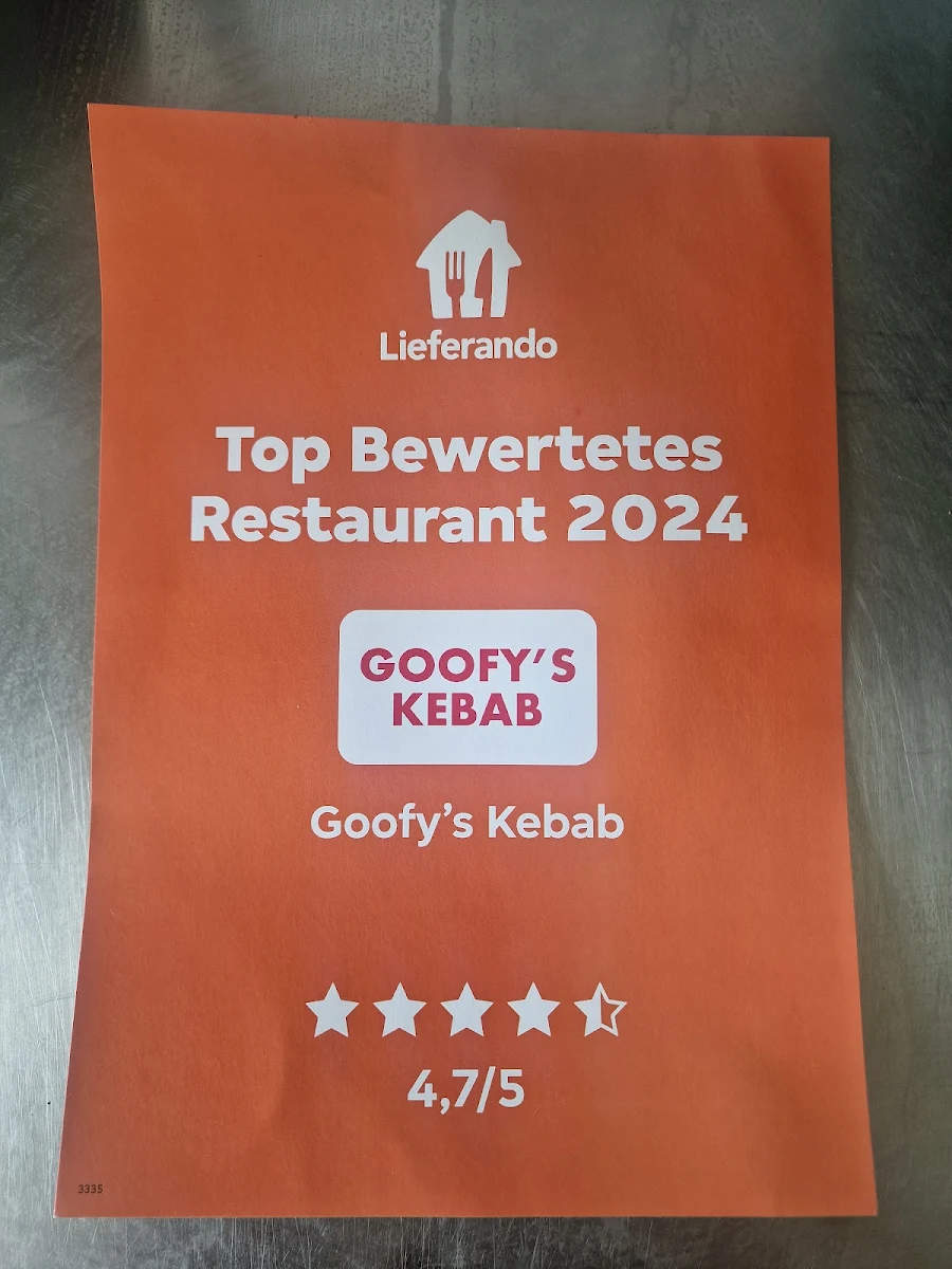 Speisekarte, Goofy's Kebab