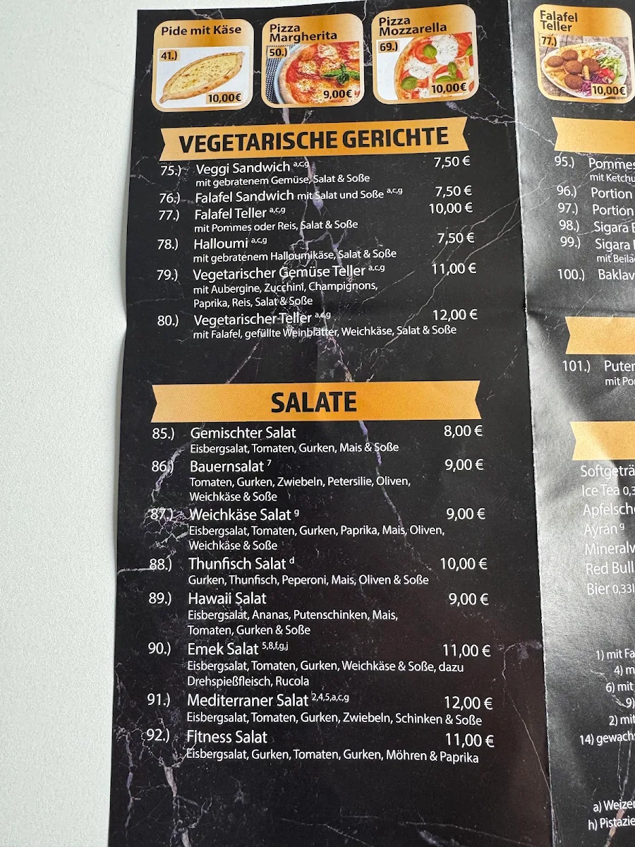 Speisekarte photo 2