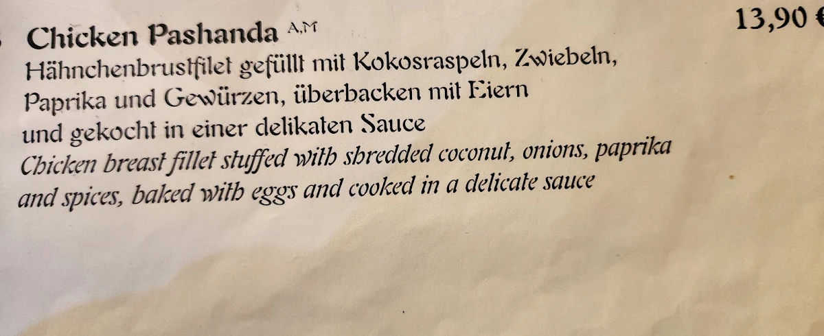 Speisekarte photo 4