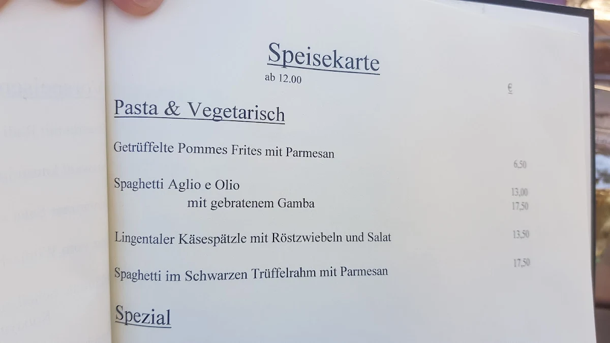 Speisekarte photo 1