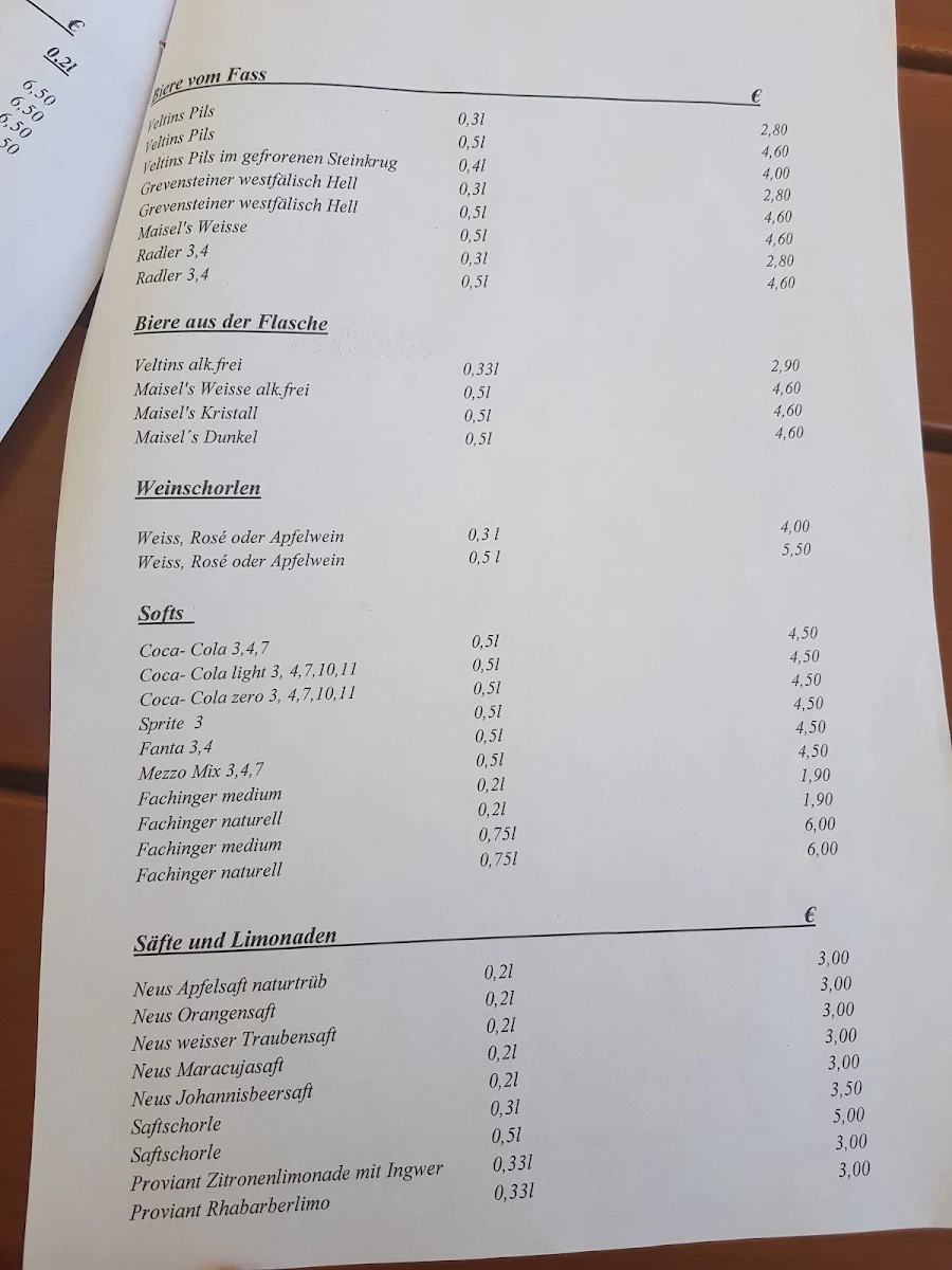 Speisekarte photo 4