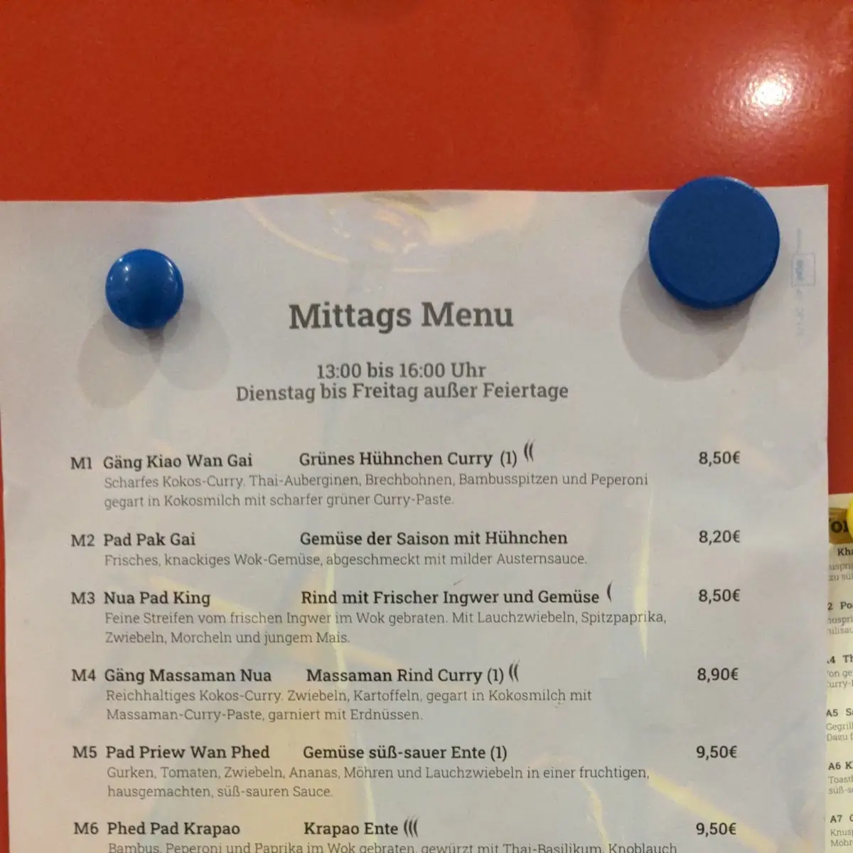 Speisekarte photo 1