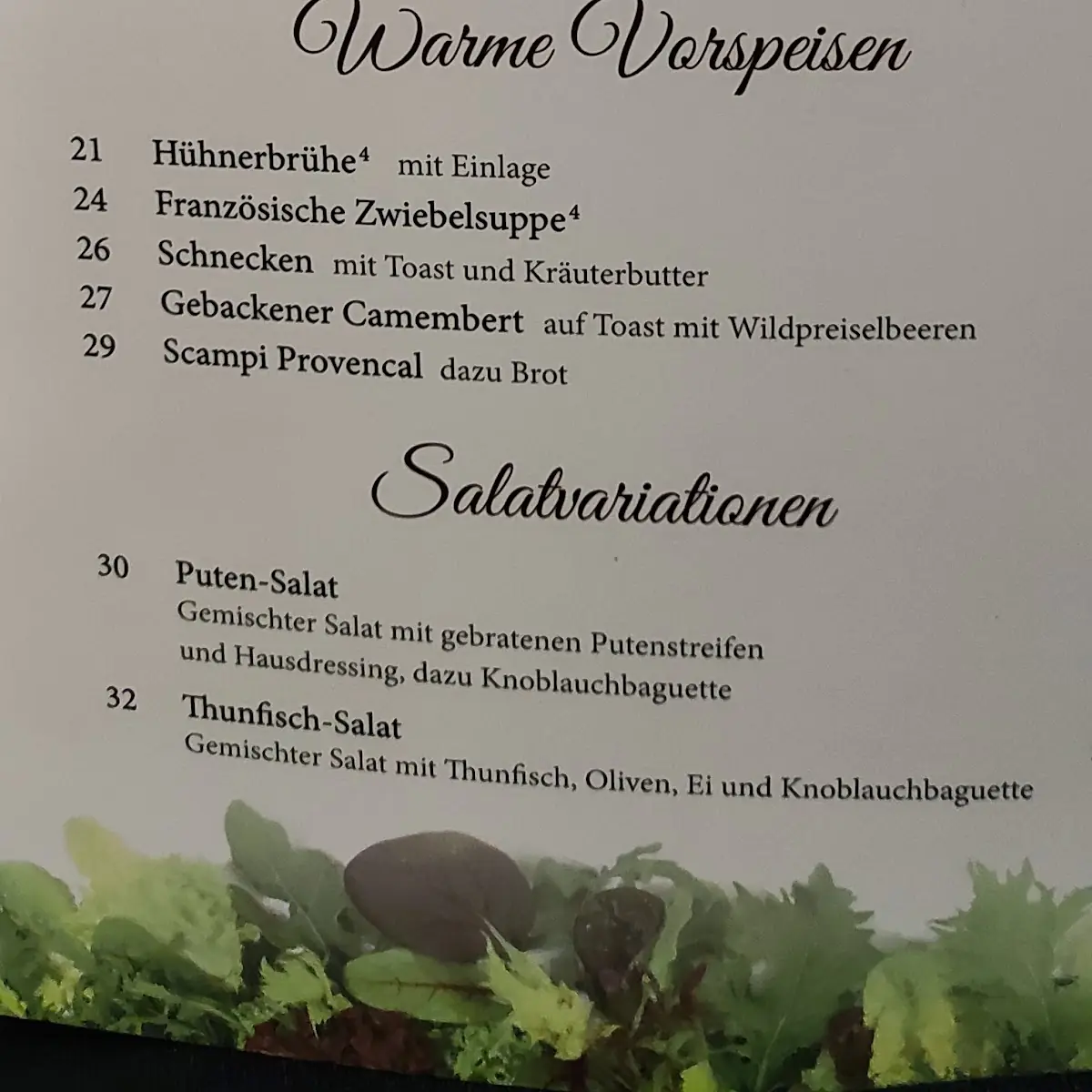 Speisekarte photo 3