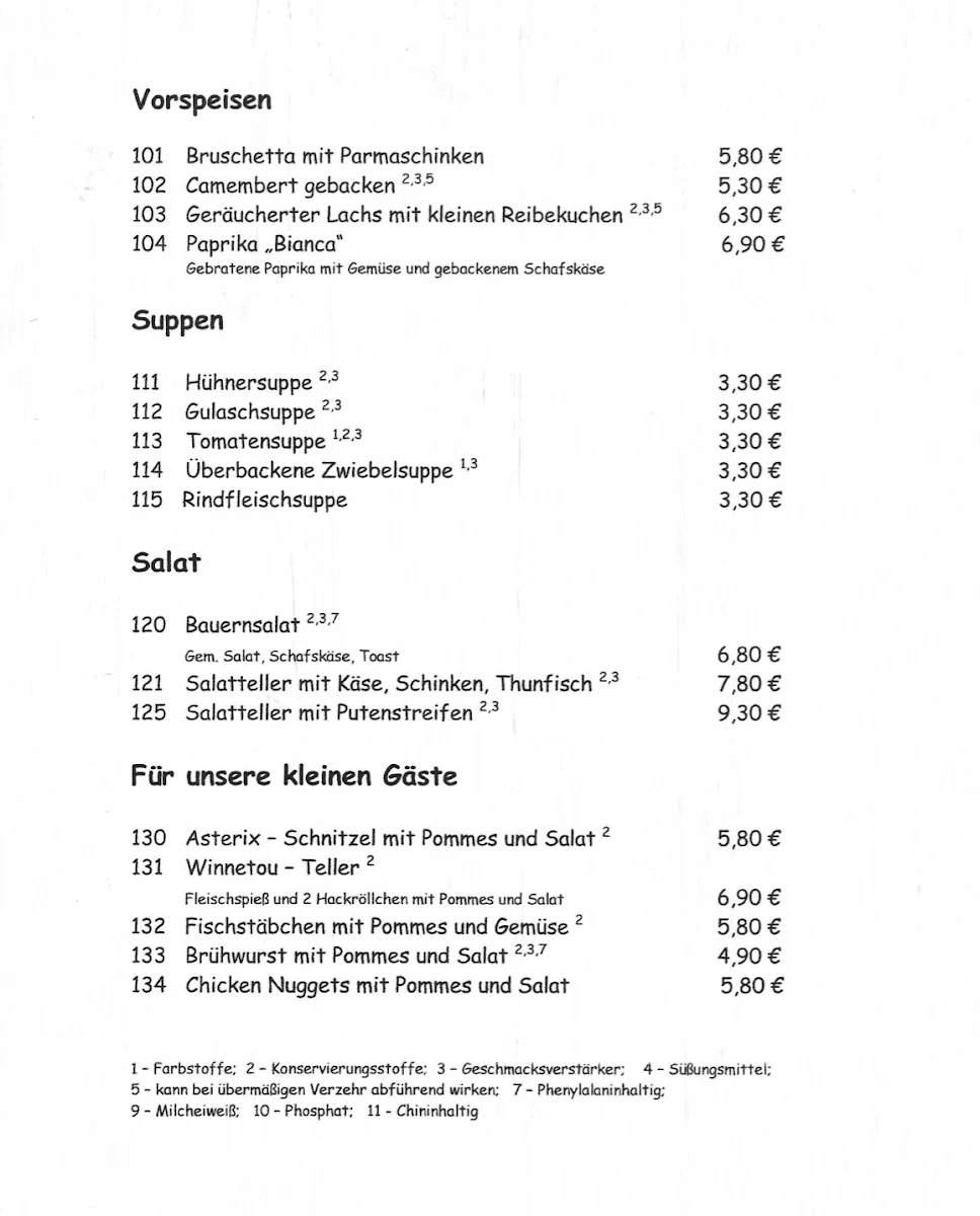 Speisekarte photo 3