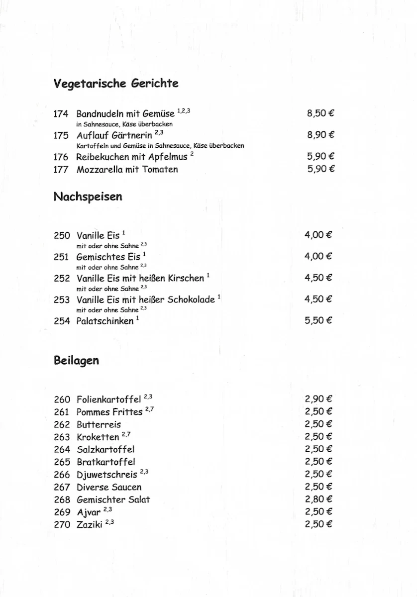 Speisekarte photo 6