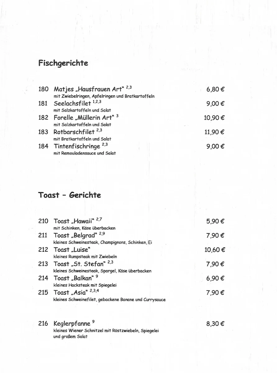 Speisekarte photo 8