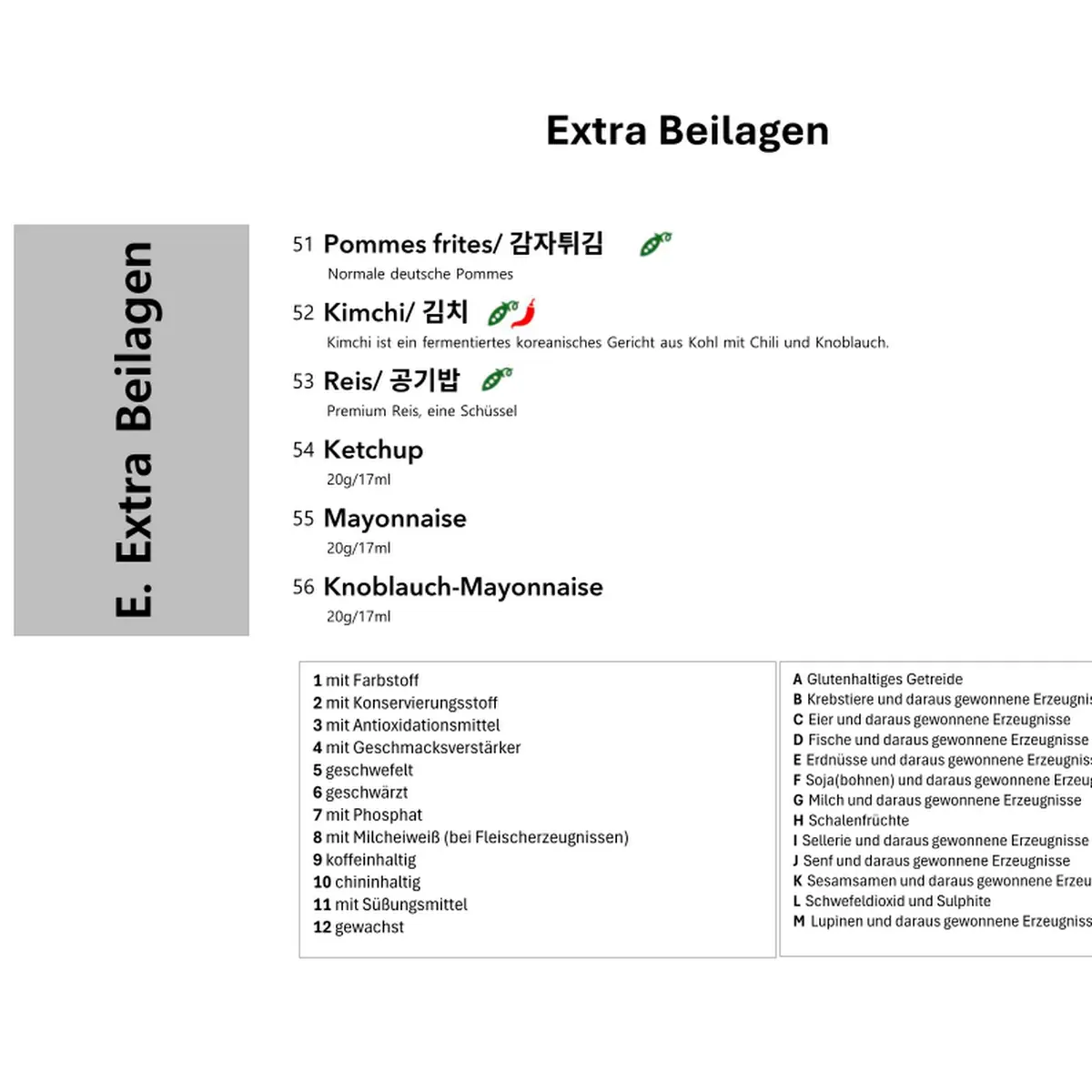 Speisekarte photo 2