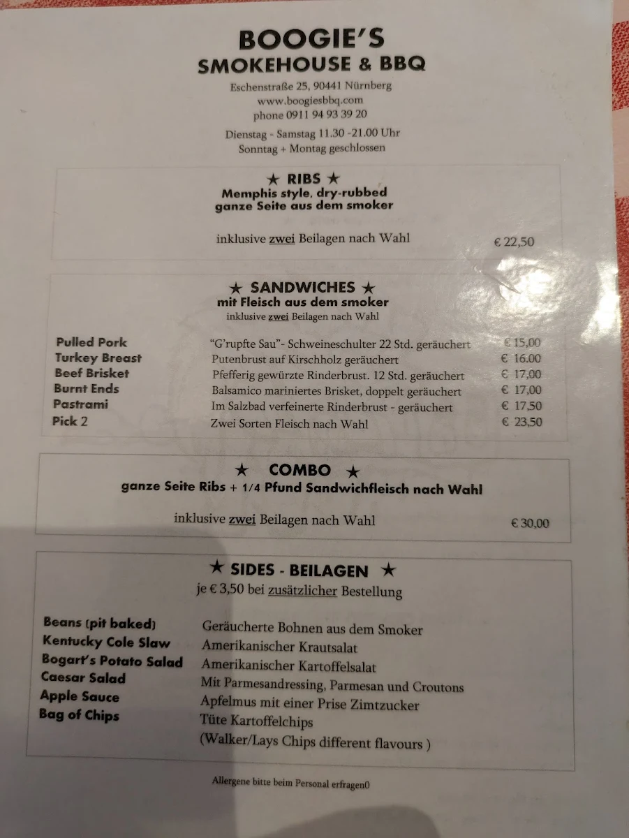 Speisekarte photo 5