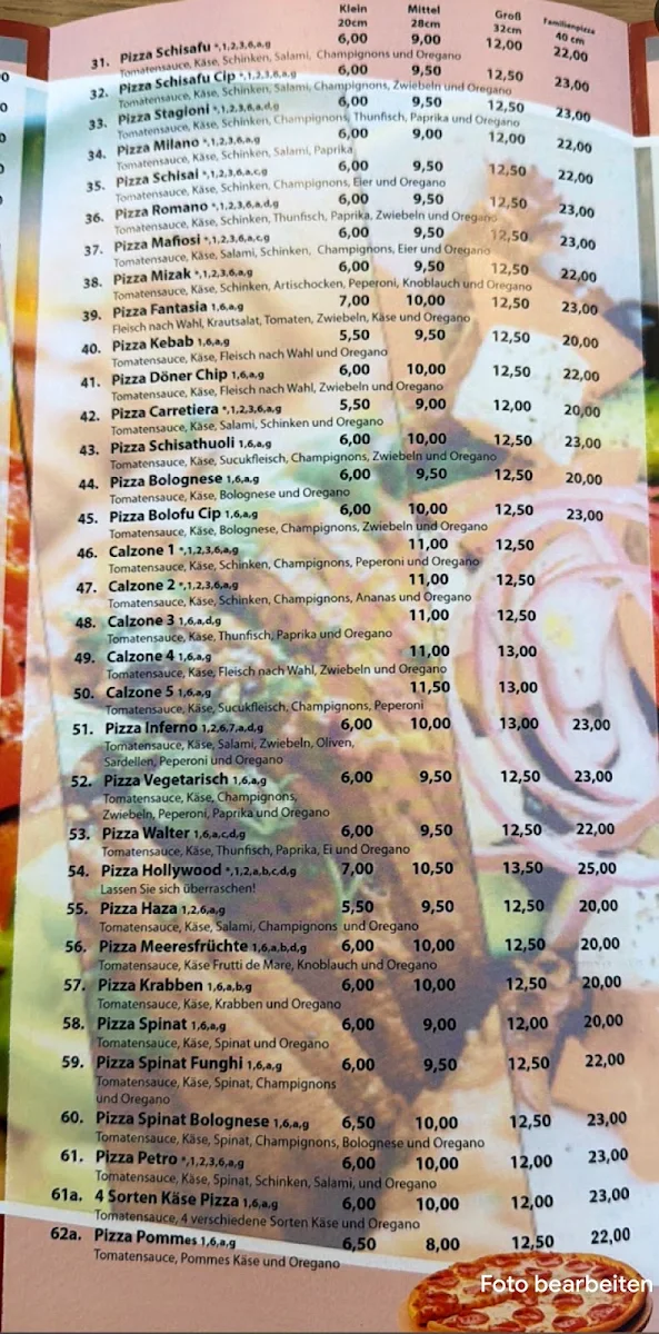 Speisekarte photo 1