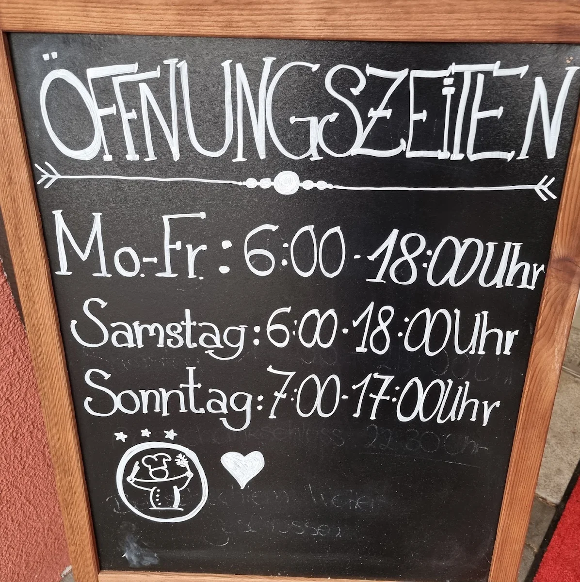 Speisekarte, Backstern Cafe