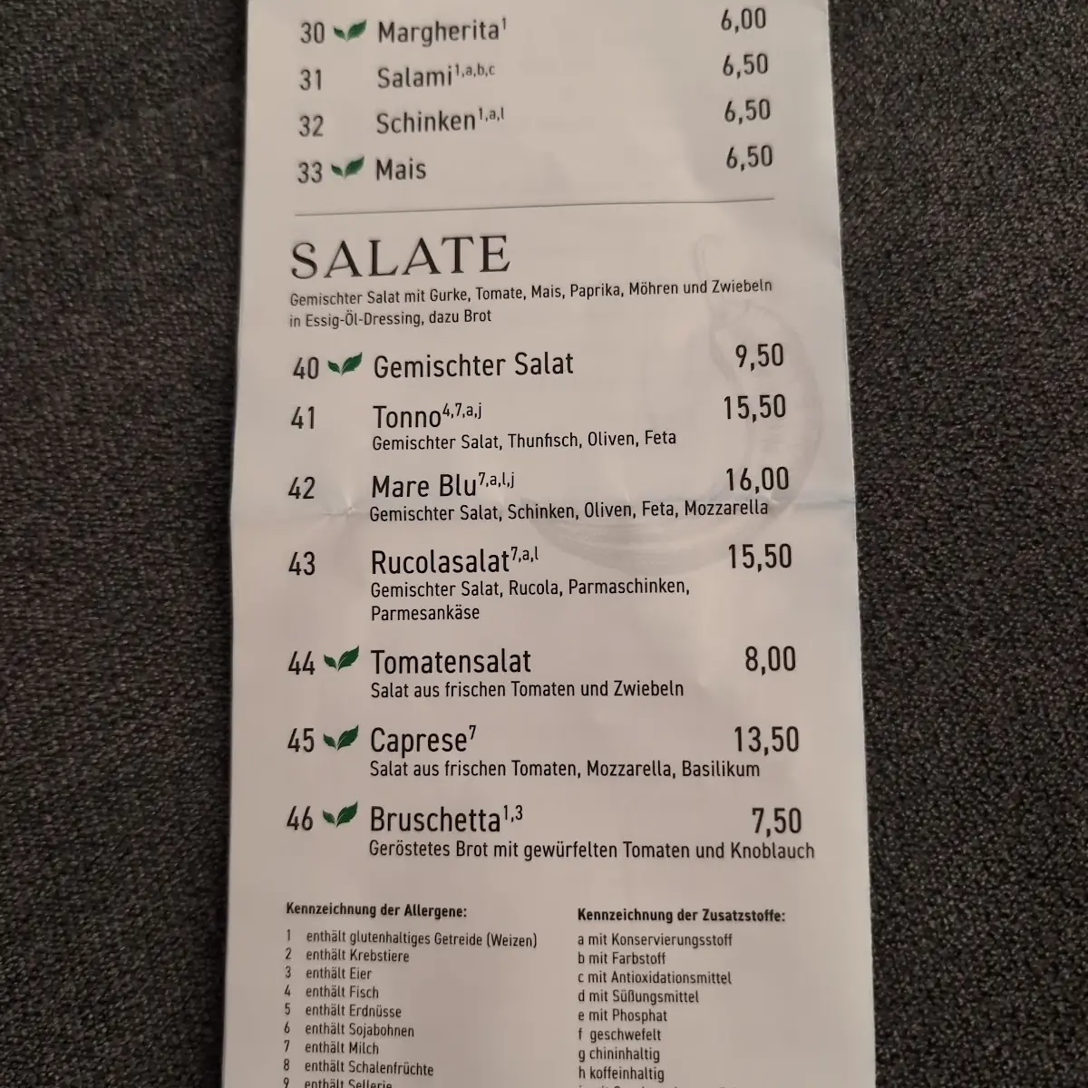 Speisekarte photo 3