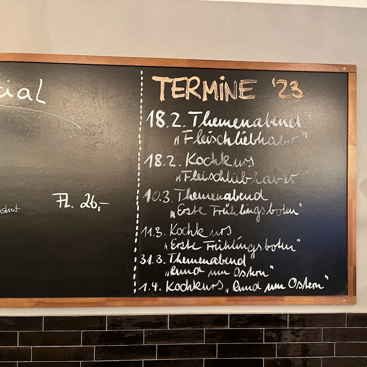 Speisekarte photo 2