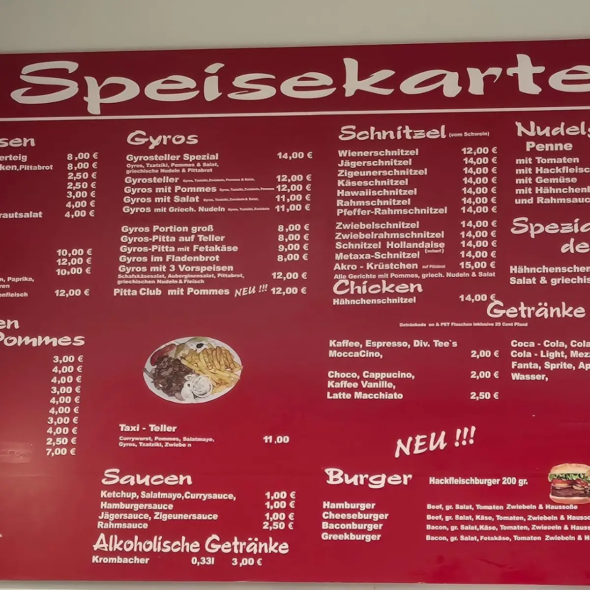 Speisekarte photo 2