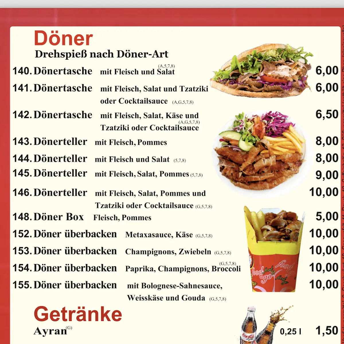 Speisekarte photo 4