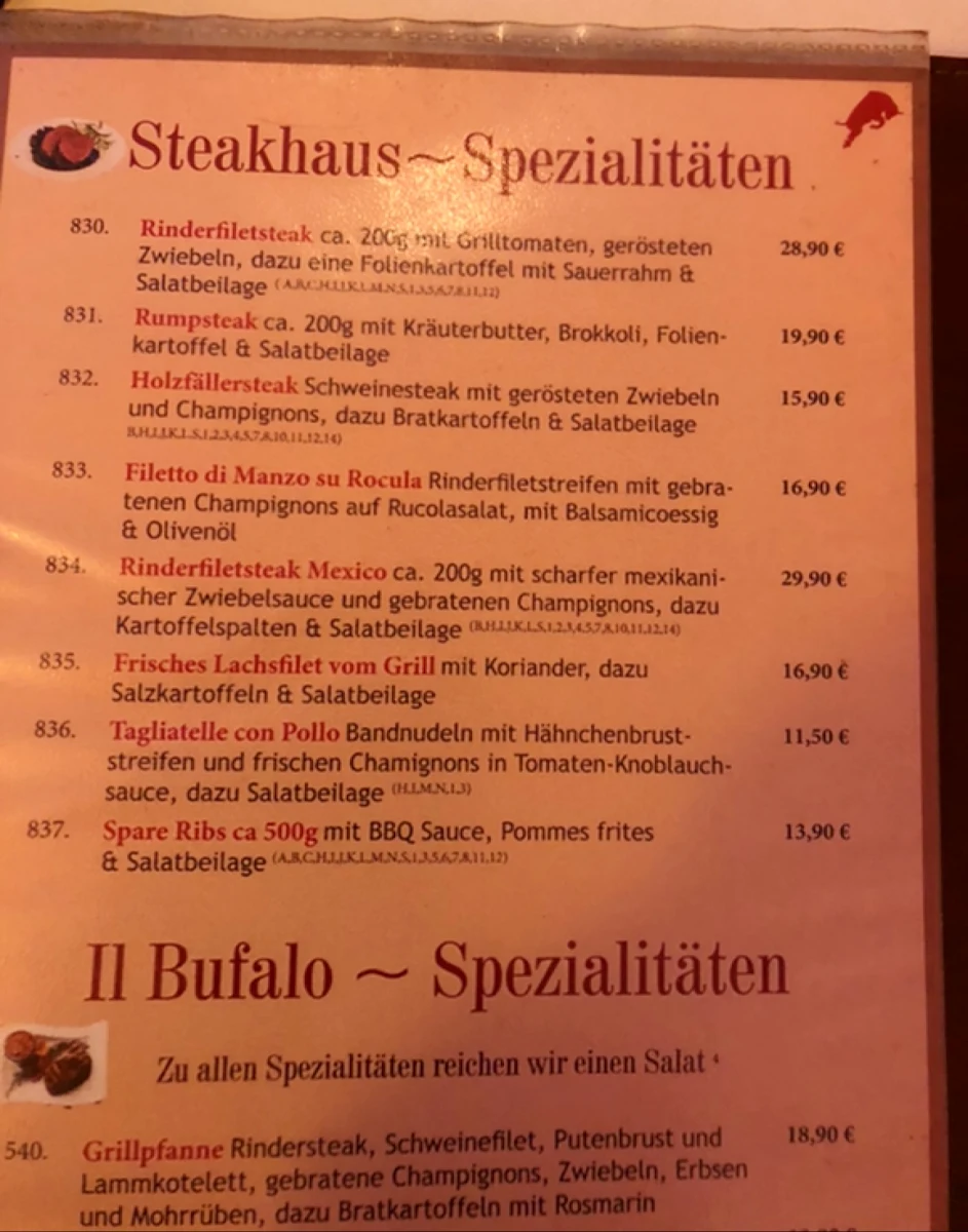 Speisekarte photo 4