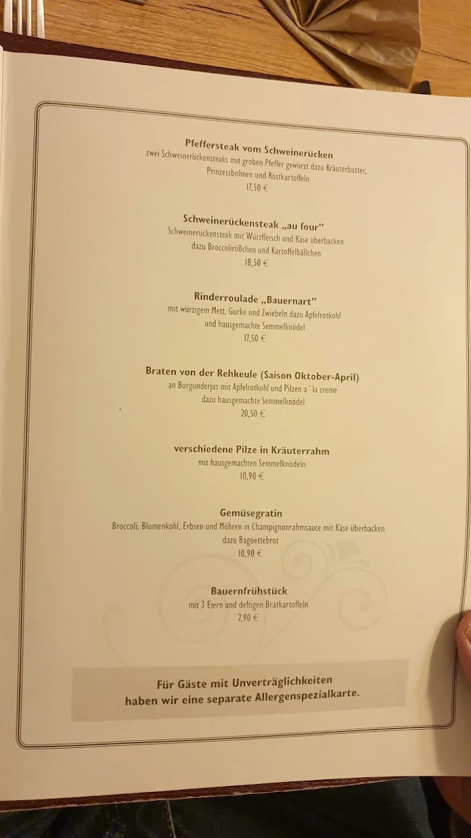 Speisekarte photo 2