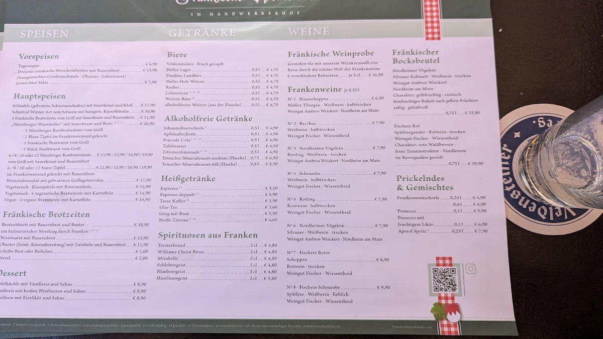 Speisekarte photo 1