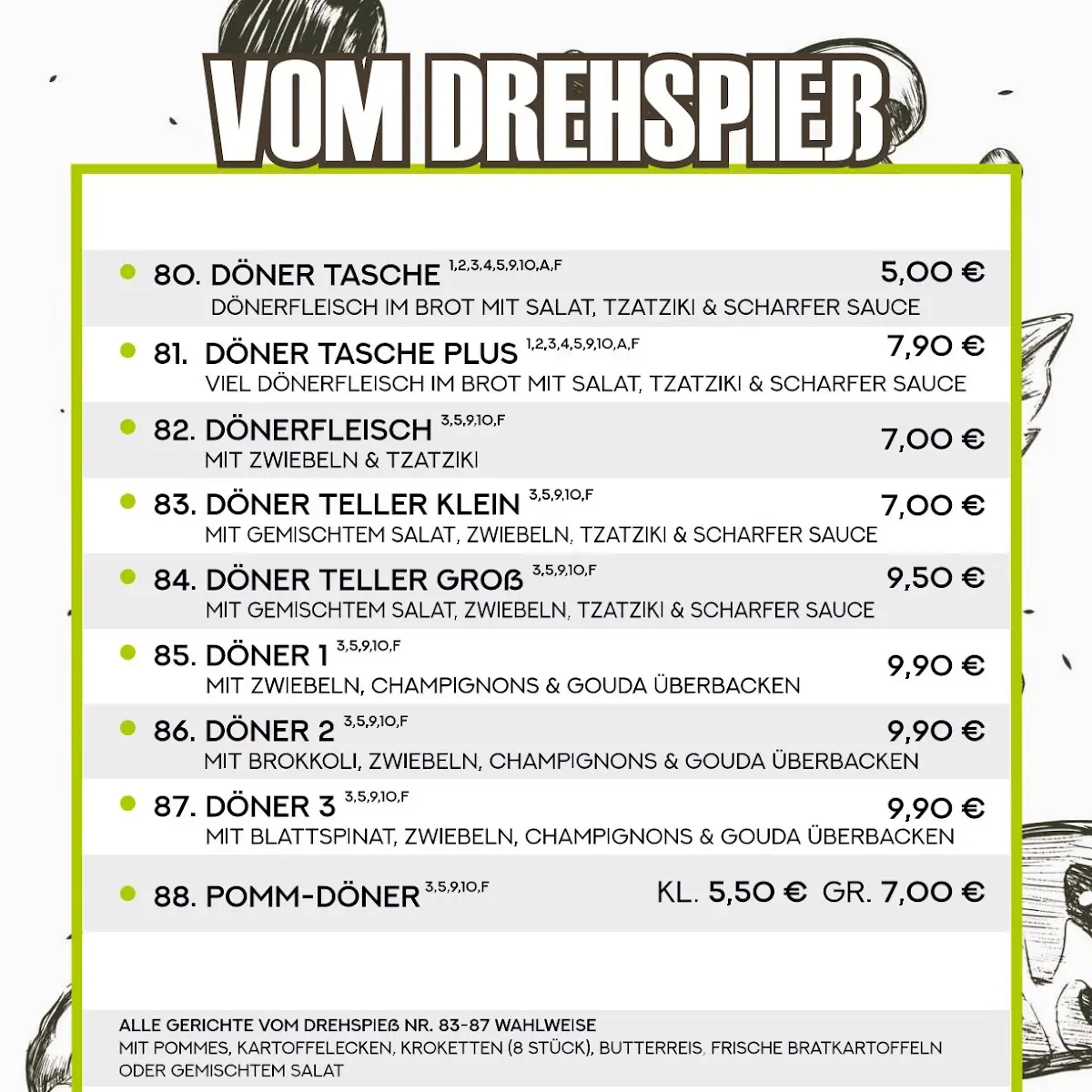 Speisekarte photo 5