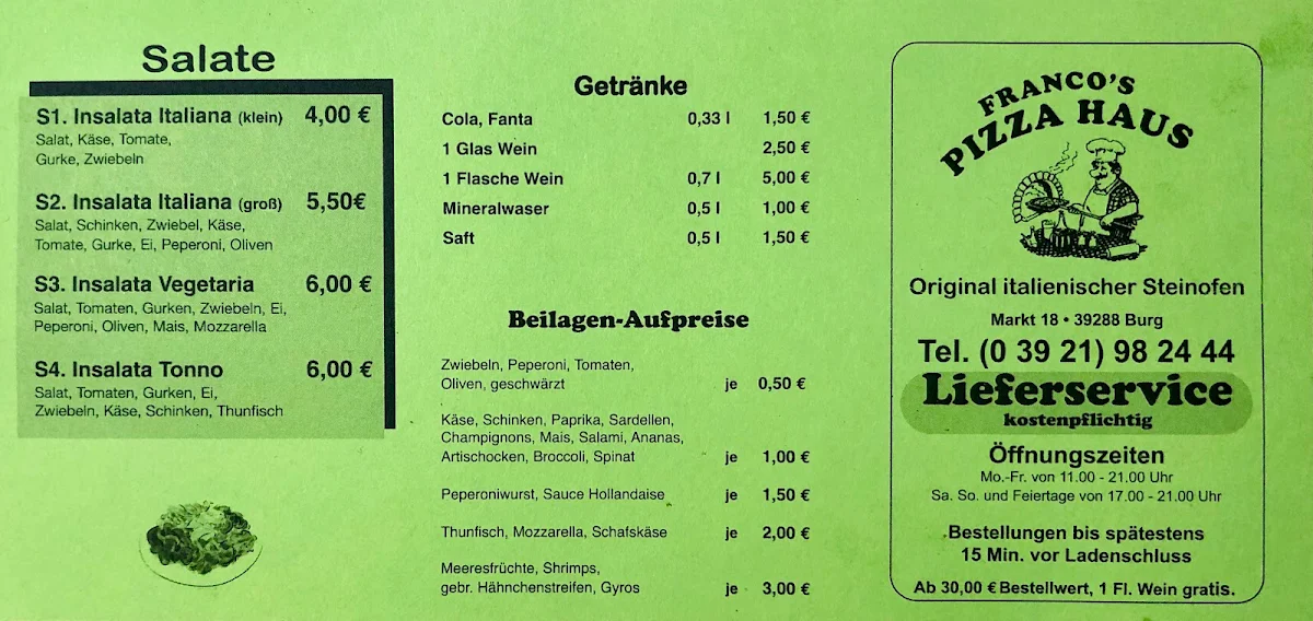 Speisekarte photo 2