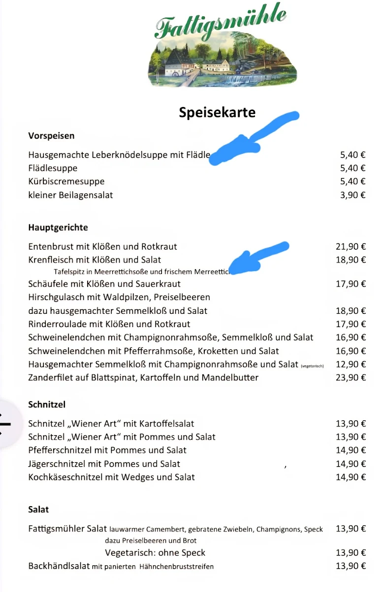 Speisekarte photo 2