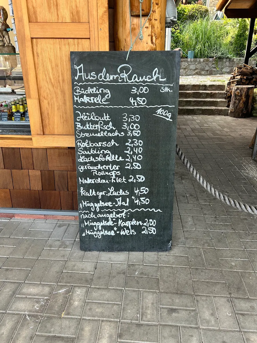 Speisekarte, Müggelseefischerei