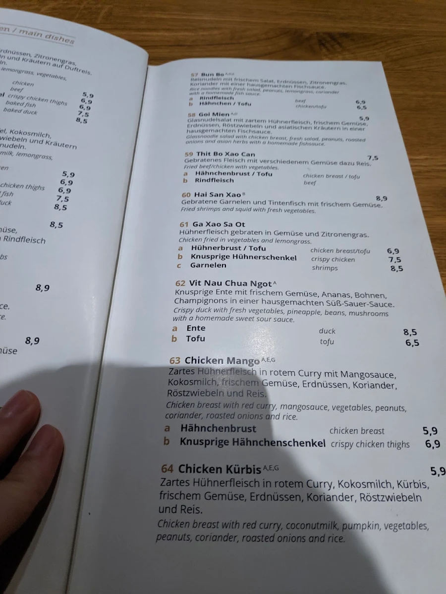 Speisekarte photo 2