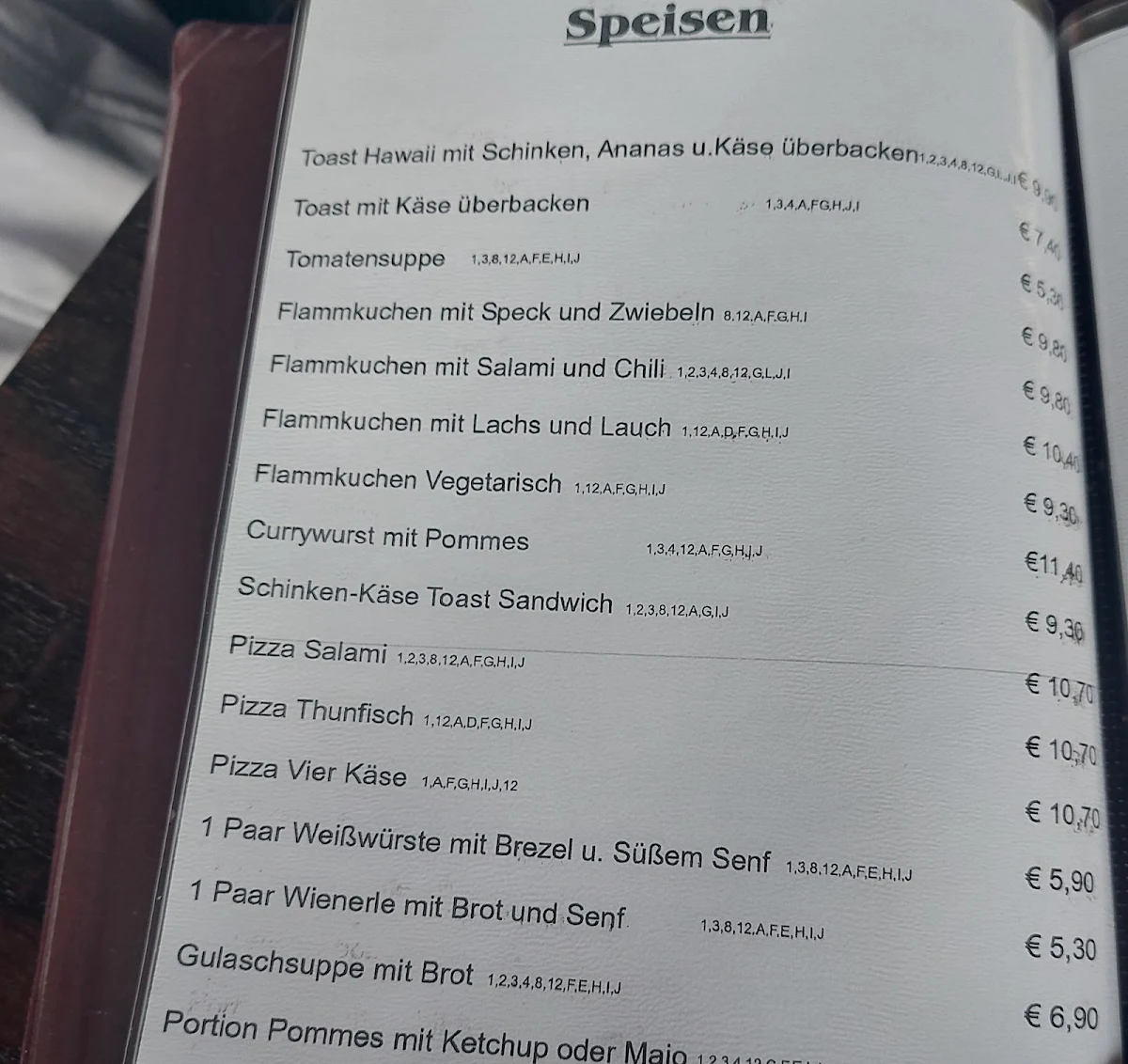 Speisekarte photo 4