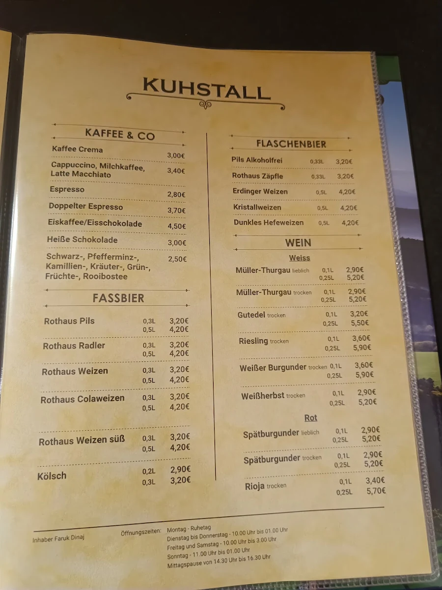 Speisekarte photo 1