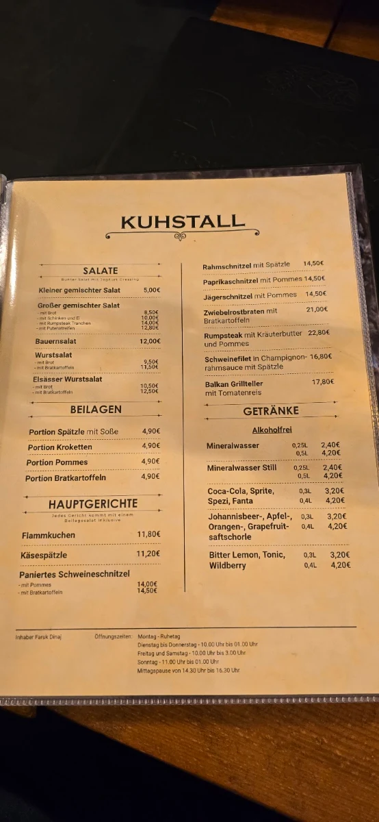 Speisekarte photo 3