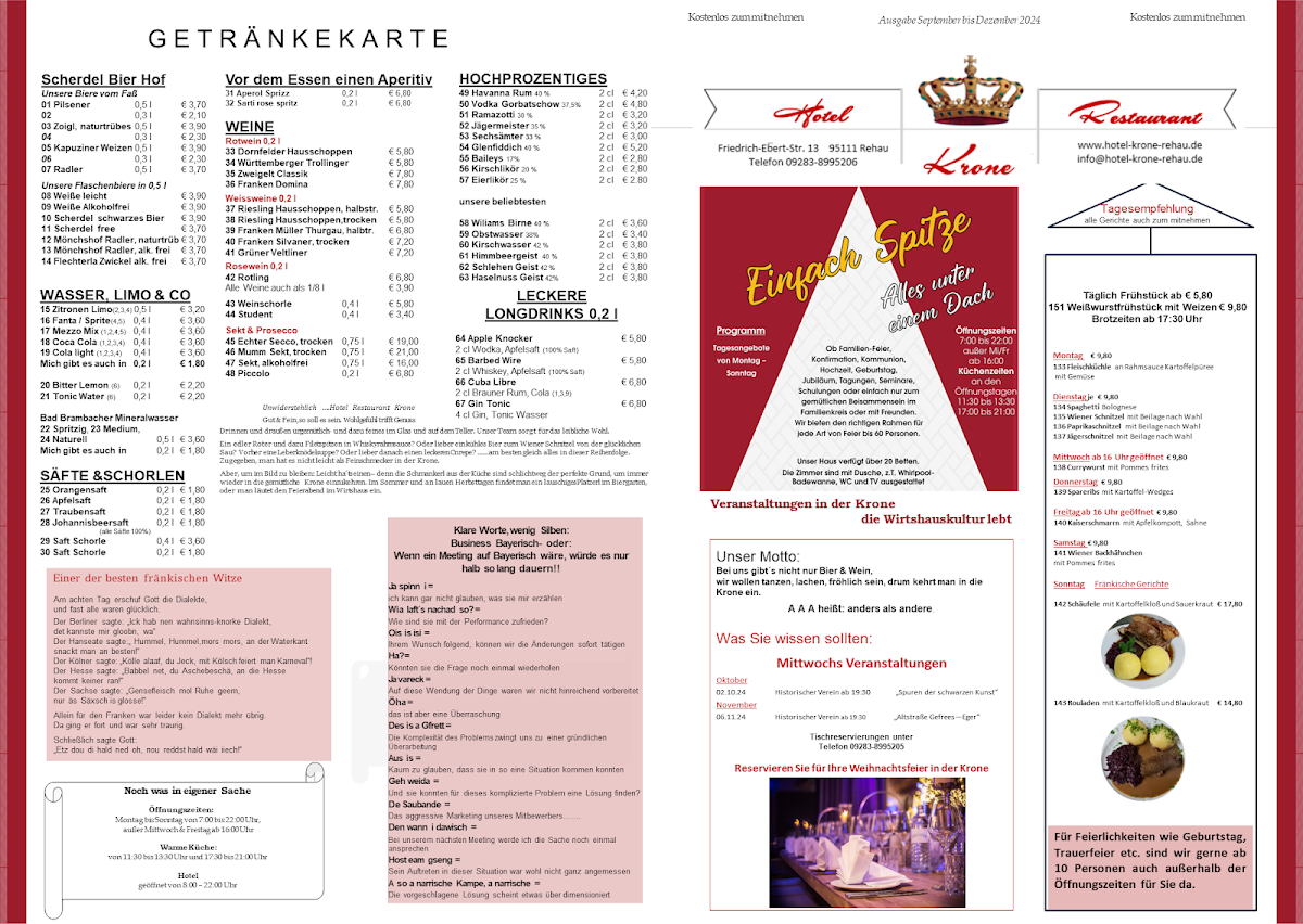 Speisekarte photo 1