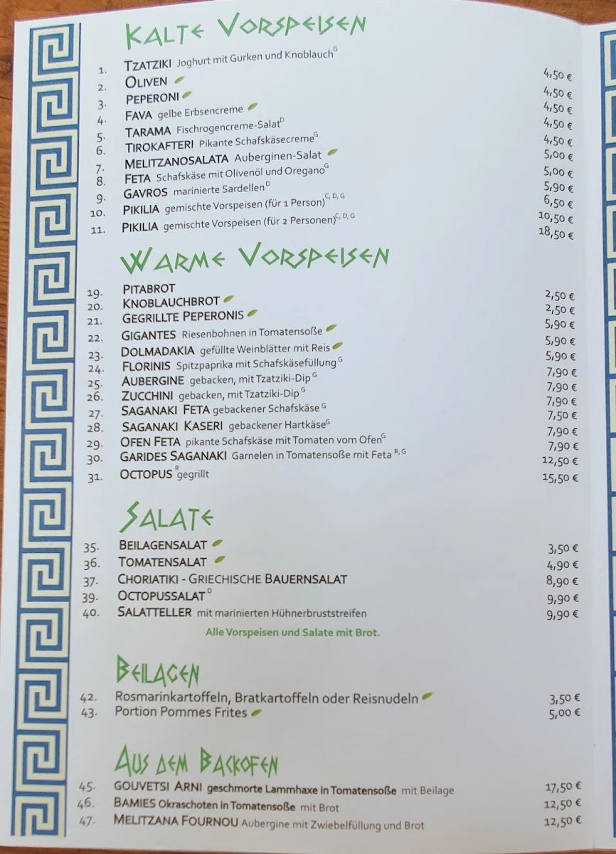 Speisekarte photo 2