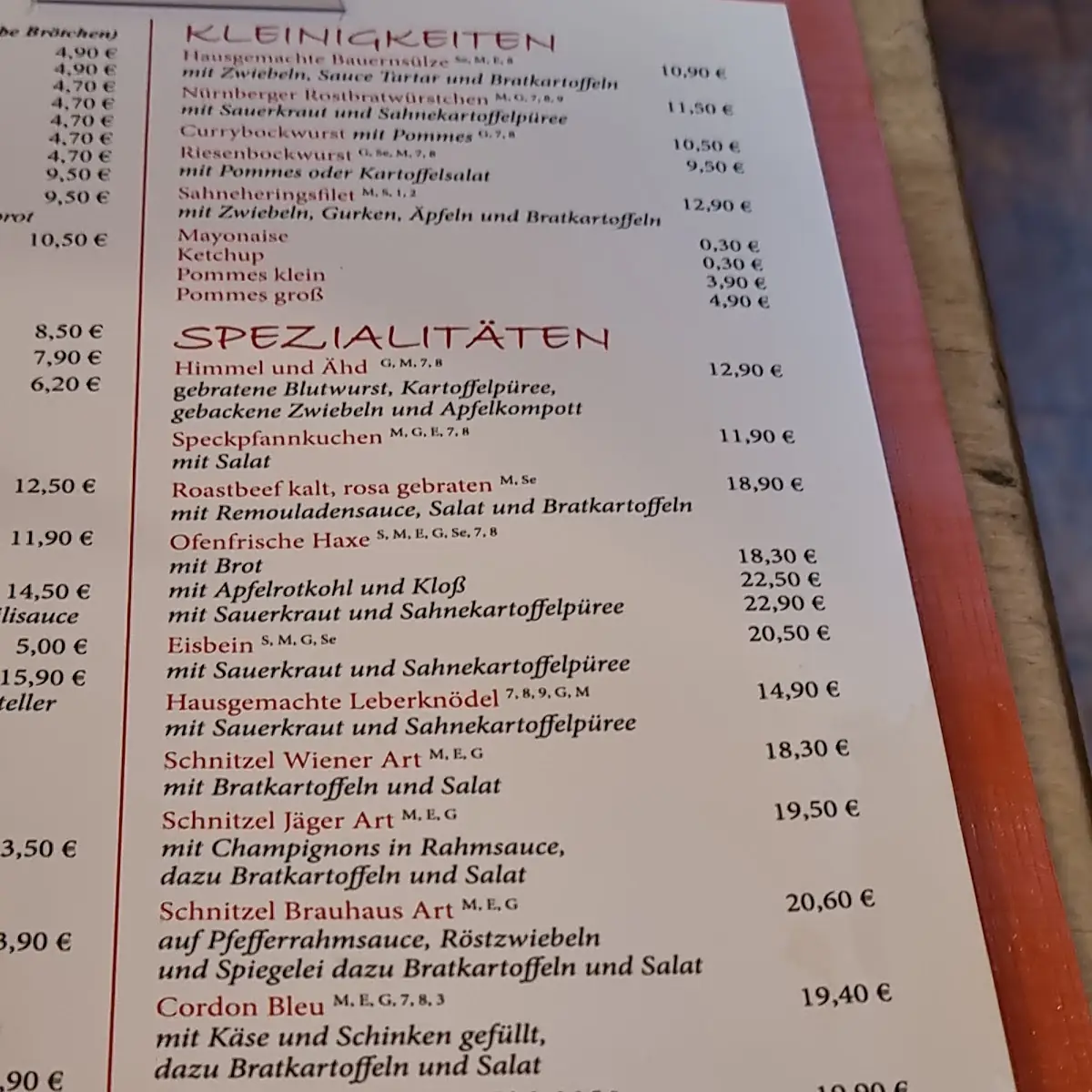 Speisekarte photo 10