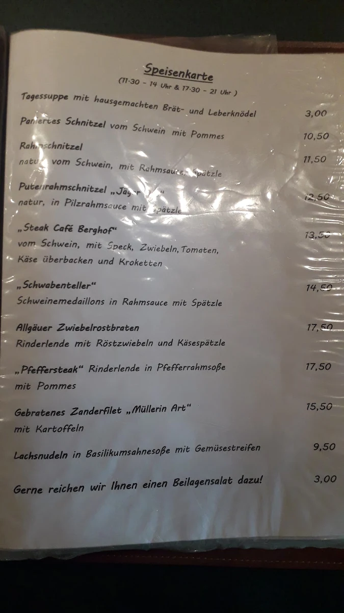 Speisekarte photo 3