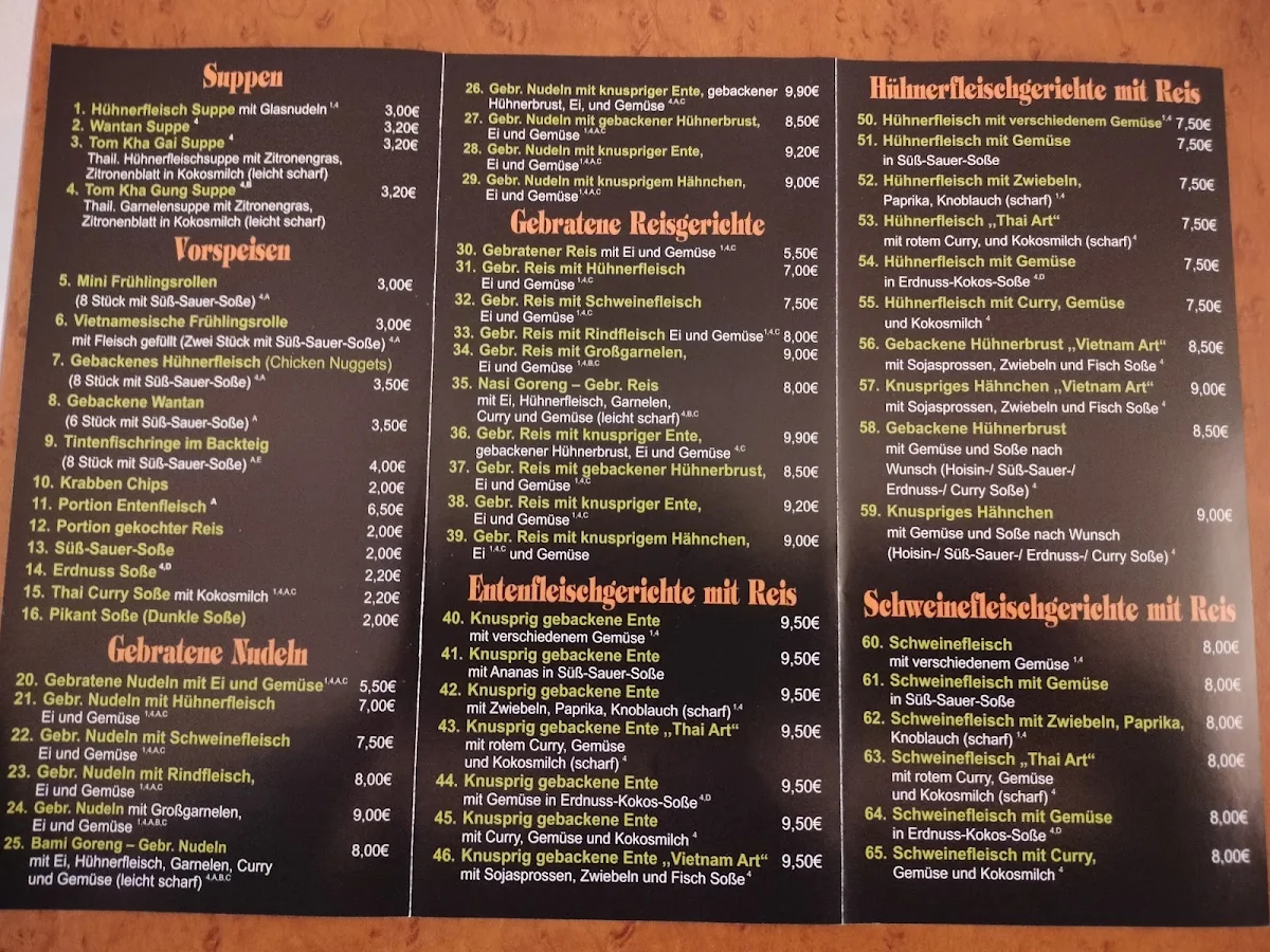 Speisekarte photo 2