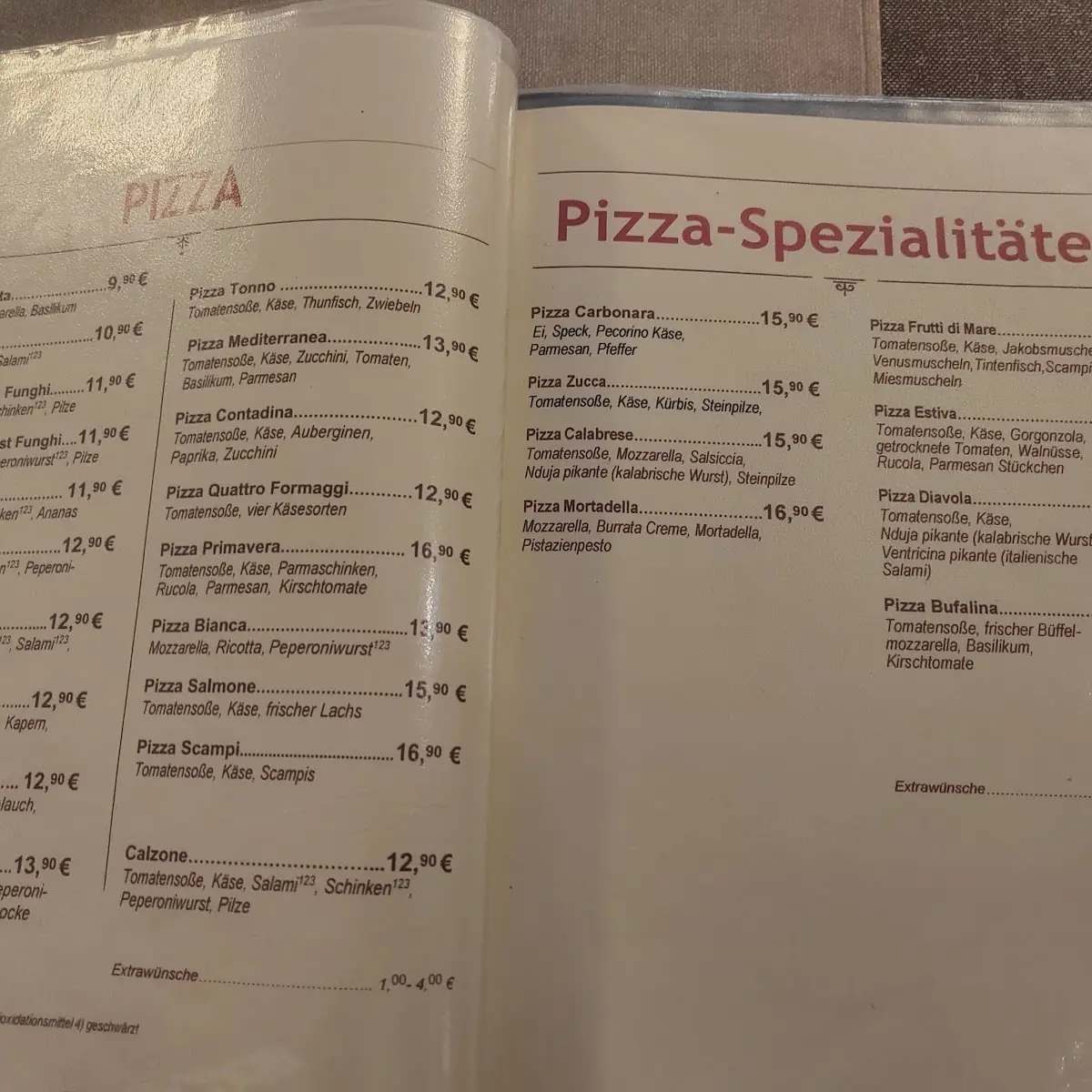 Speisekarte photo 1
